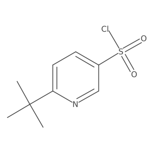 6-Tert-butylpyridine-3-sulfonyl chloride Structure