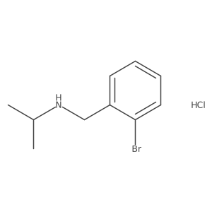 N-(2-Bromobenzyl)-2-propanamine hydrochloride Structure