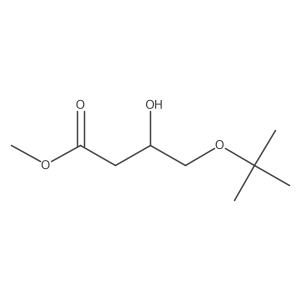 Methyl 4-tert-butoxy-3-hydroxybutanoate结构式