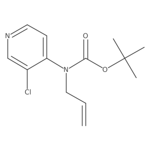 Allyl-(3-chloro-pyridin-4-yl)-carbamic acid tert-butyl ester Structure