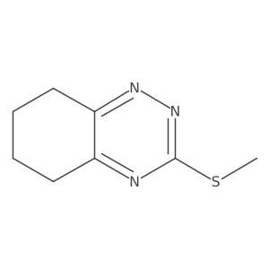 3-Methylsulfanyl-5,6,7,8-tetrahydro-1,2,4-benzotriazine结构式