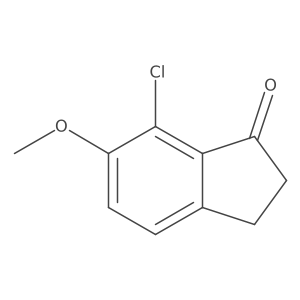 1H-Inden-1-one, 7-chloro-2,3-dihydro-6-methoxy-结构式