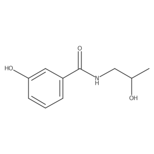 3-hydroxy-N-(2-hydroxypropyl)benzamide结构式