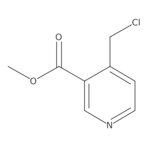 Methyl 4-(chloromethyl)nicotinate Structure