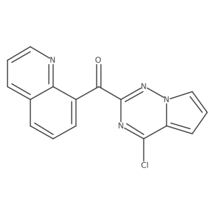(4-Chloropyrrolo[2,1-f][1,2,4]triazin-2-yl)-quinolin-8-ylmethanone结构式