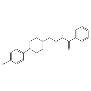 N-(2-(4-(4-chlorophenyl)piperazin-1-yl)ethyl)isonicotinamide Structure