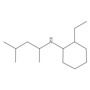 N-(1,3-Dimethylbutyl)-2-ethylcyclohexanamine结构式