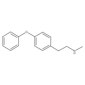 N-Methyl-N-[2-(4-phenoxyphenyl)ethyl]amine结构式
