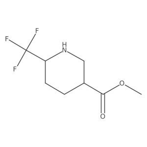 Methyl 6-(trifluoromethyl)piperidine-3-carboxylate Structure