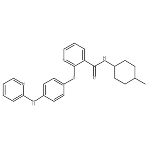 N-(4-Methylcyclohexyl)-2-[4-(2-pyridinylamino)phenoxy]-3-pyridinecarboxamide结构式