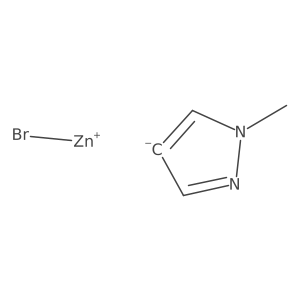 bromozinc(1+);1-methyl-4H-pyrazol-4-ide Structure