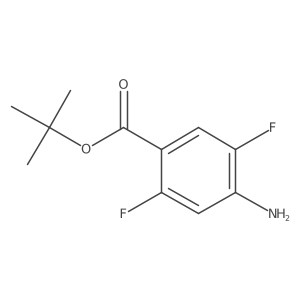 Tert-butyl 4-amino-2,5-difluorobenzoate Structure