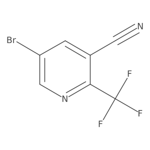 5-Bromo-2-(trifluoromethyl)nicotinonitrile Structure