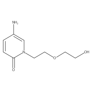 5-Amino-1-[2-(2-hydroxyethoxy)ethyl]-1,2-dihydropyridin-2-one Structure