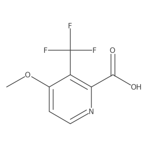 4-Methoxy-3-(trifluoromethyl)picolinic acid Structure