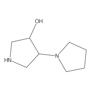 4-(Pyrrolidin-1-yl)pyrrolidin-3-ol Structure