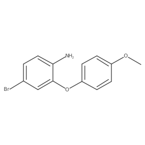 4-Bromo-2-(4-methoxy-phenoxy)-aniline Structure