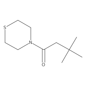 3,3-Dimethyl-1-(thiomorpholin-4-yl)butan-1-one Structure