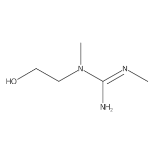 1-(2-Hydroxyethyl)-1,3-dimethylguanidine结构式
