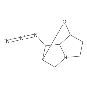 (1S,6R,7R,7aS)-7-Azidohexahydro-1H-1,6-epoxypyrrolizine结构式
