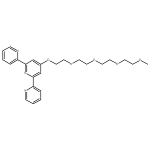 6-(Pyridin-2-yl)-4-(2,5,8,11-tetraoxatridecan-13-yloxy)-2,2'-bipyridine Structure