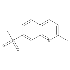 2-Methyl-7-(methylsulfonyl)quinoline结构式