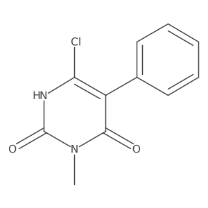 6-chloro-3-methyl-5-phenyl-1H-pyrimidine-2,4-dione Structure
