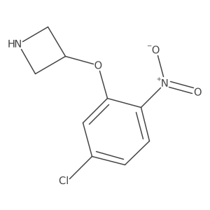 3-(5-Chloro-2-nitrophenoxy)azetidine Structure