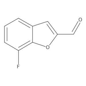 7-Fluoro-1-benzofuran-2-carbaldehyde Structure