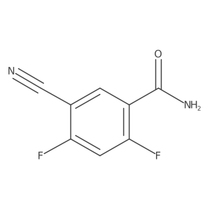 5-Cyano-2,4-difluorobenzamide Structure