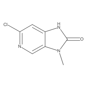 6-Chloro-3-methyl-1H-imidazo[4,5-c]pyridin-2(3H)-one结构式