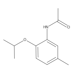 N-(2-Isopropoxy-5-methylphenyl)acetamide Structure