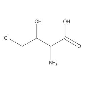 rel-(2S,3R)-2-Amino-4-chloro-3-hydroxybutanoicacid Structure