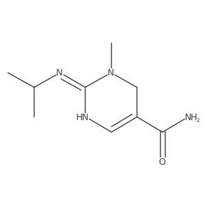 1,6-Dihydro-1-methyl-2-[(1-methylethyl)amino]-5-pyrimidinecarboxamide结构式