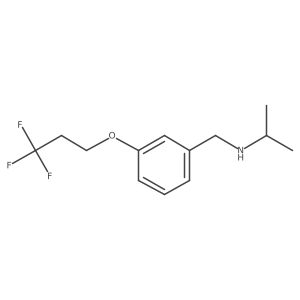 (Propan-2-yl)({[3-(3,3,3-trifluoropropoxy)phenyl]methyl})amine结构式