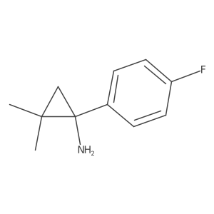 1-(4-Fluorophenyl)-2,2-dimethylcyclopropan-1-amine Structure
