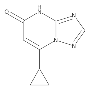 7-Cyclopropyl-4H,5H-[1,2,4]triazolo[1,5-a]pyrimidin-5-one结构式
