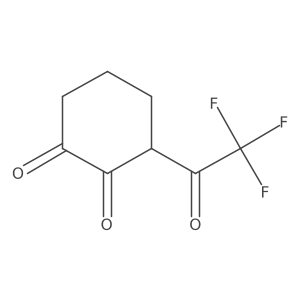 3-(Trifluoroacetyl)cyclohexane-1,2-dione结构式