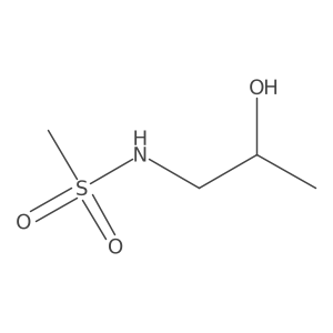 N-[(2R)-2-hydroxypropyl]methanesulfonamide Structure