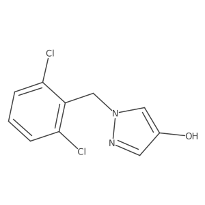 1-(2,6-Dichloro-benzyl)-1H-pyrazol-4-ol结构式