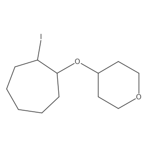 4-[(2-Iodocycloheptyl)oxy]oxane Structure
