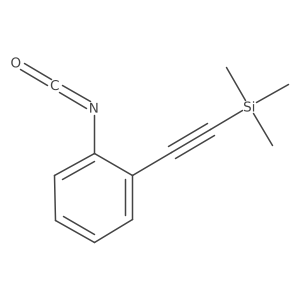 2-(Trimethylsilylethynyl)phenyl isocyanate Structure