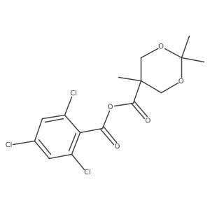 1,3-Dioxane-5-carboxylic acid, 2,2,5-trimethyl-, anhydride with 2,4,6-trichlorobenzoic acid结构式