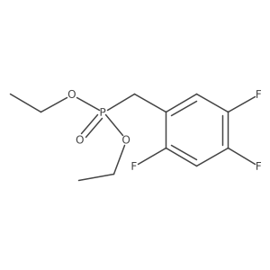 Diethyl 2,4,5-trifluorobenzylphosphonate结构式