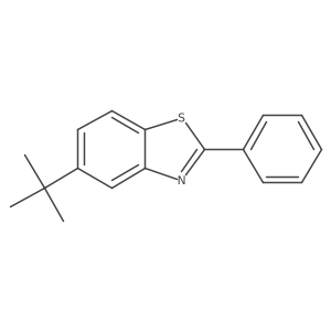 5-(t-Butyl)-2-phenylbenzothiazole Structure