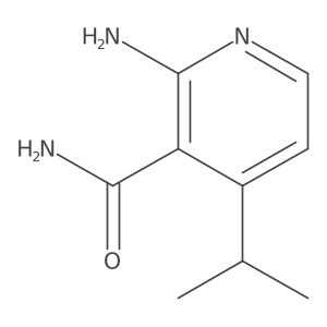 2-Amino-4-isopropylnicotinamide结构式