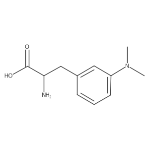2-Amino-3-[3-(dimethylamino)phenyl]propanoic acid结构式