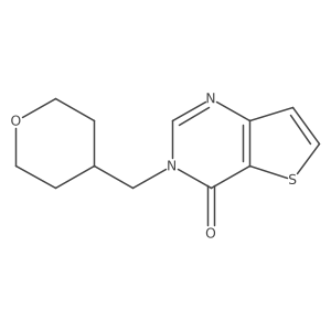 3-[(oxan-4-yl)methyl]-3H,4H-thieno[3,2-d]pyrimidin-4-one Structure