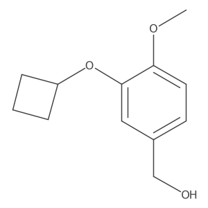 (3-Cyclobutoxy-4-methoxyphenyl)methanol结构式