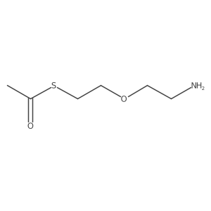S-(2-(2-Aminoethoxy)ethyl) ethanethioate Structure